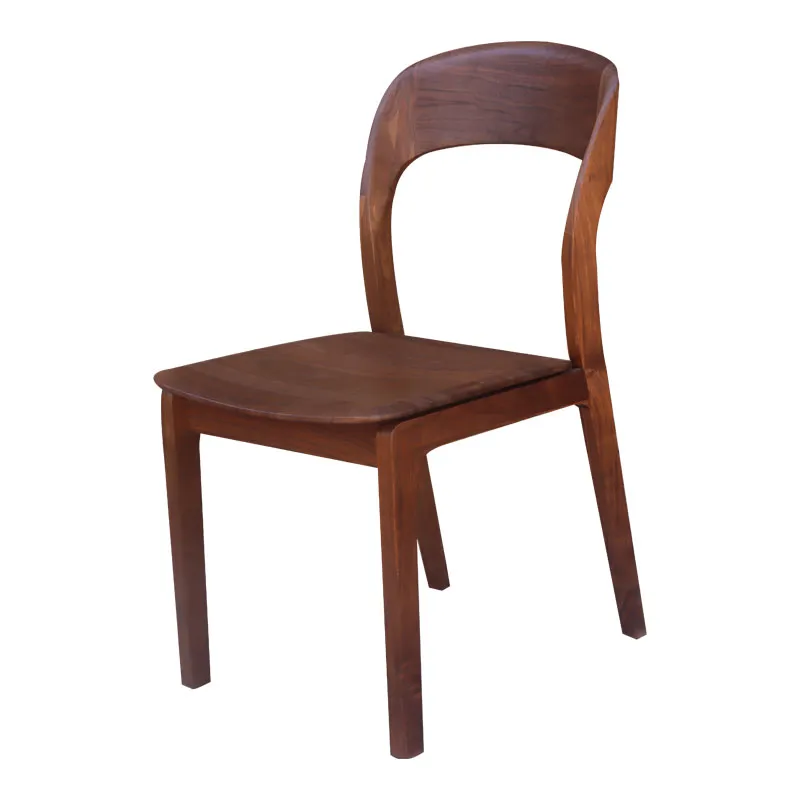 Commercial Furniture Black walnut skosine chair Support customization Purchase please contact