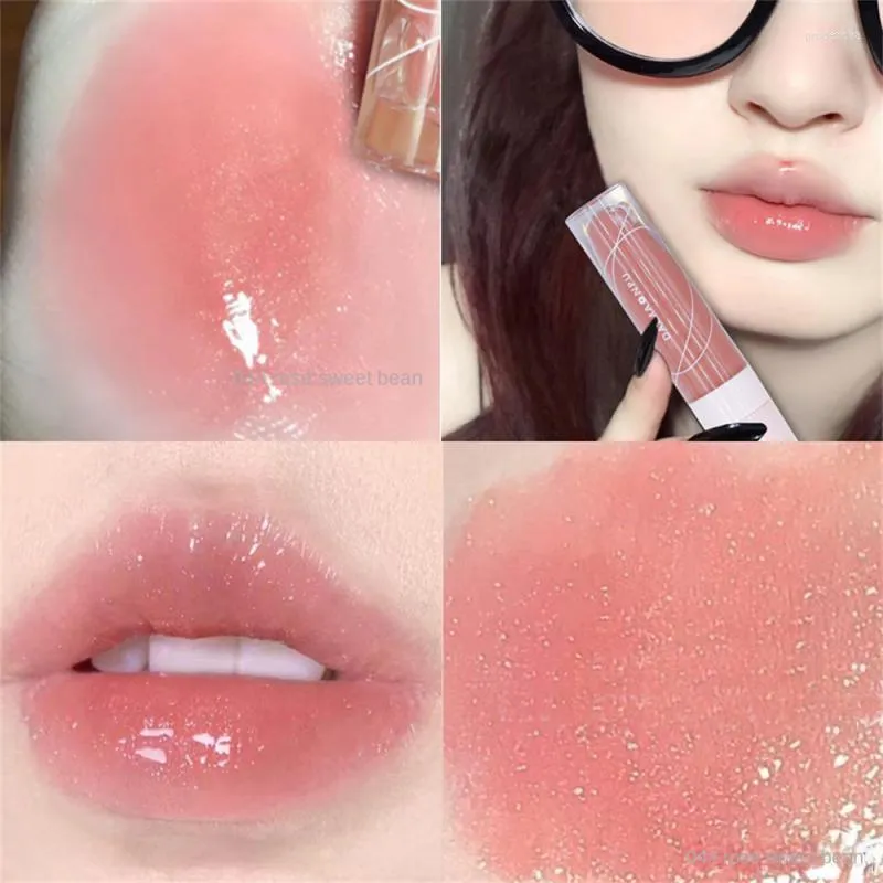 Lip Gloss Waterlight Pearlescent Moist Glaze Waterproof Lasting Oil Modifying Skin Color Beauty Watery Makeup