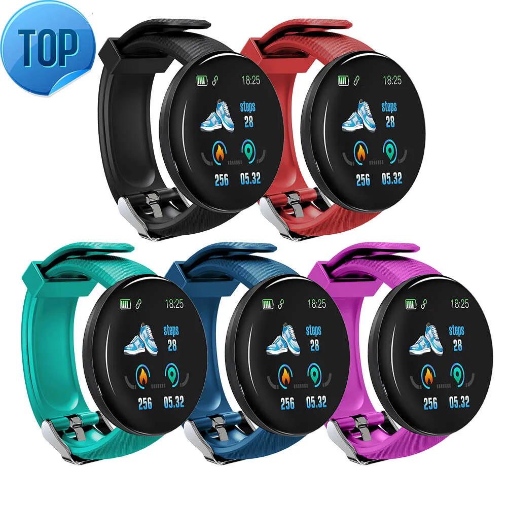 D18s Smart Band Factory Wholesale Price Colorfully IP67 Waterproof Heart Rate Sleep Monitoring Sport Digital Smart Watches