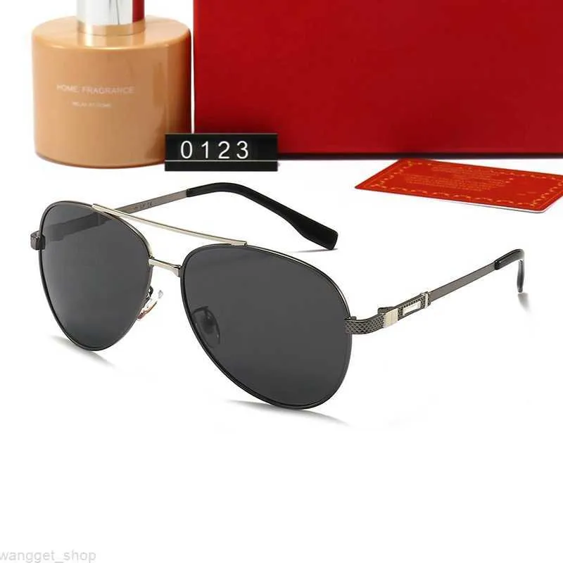 sunglasses for woman oversized designer Latest Fashion sunglasses mens Sunshade Glasses 0123 Metal Classic Pilot Anti ultraviolet sunglass glass