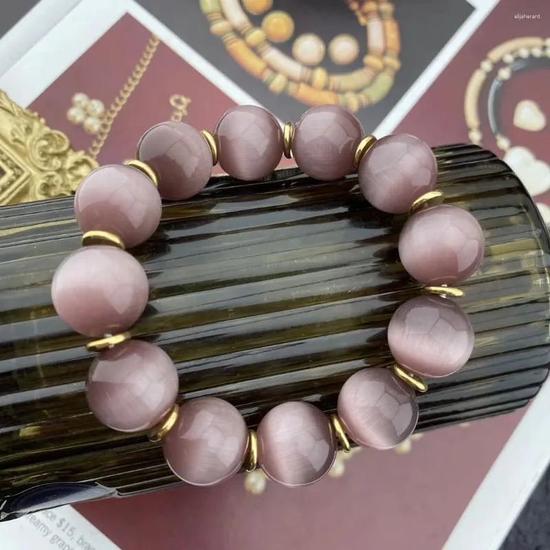 Strand S Vintage Temperament Glück Energie Lila Opal Armband Für Frauen Mädchen Geschenk Schmuck Zubehör