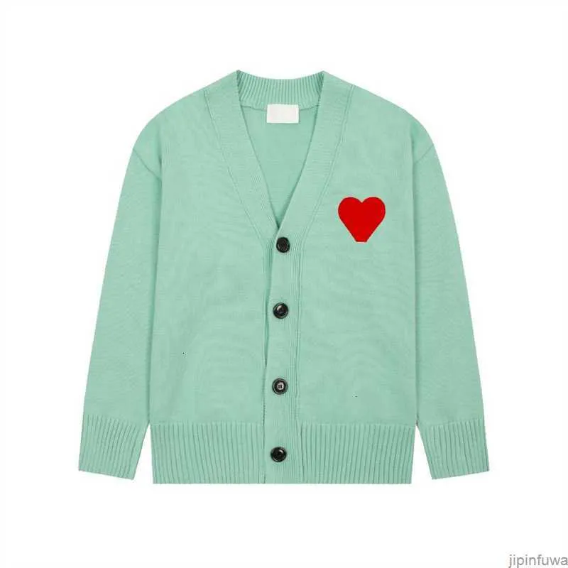 Designer amis cardigan tröja är jag paris hoodies amiparis coeur love heart jacquard man kvinna france mode varumärke långärmad kläder tröja 2wob