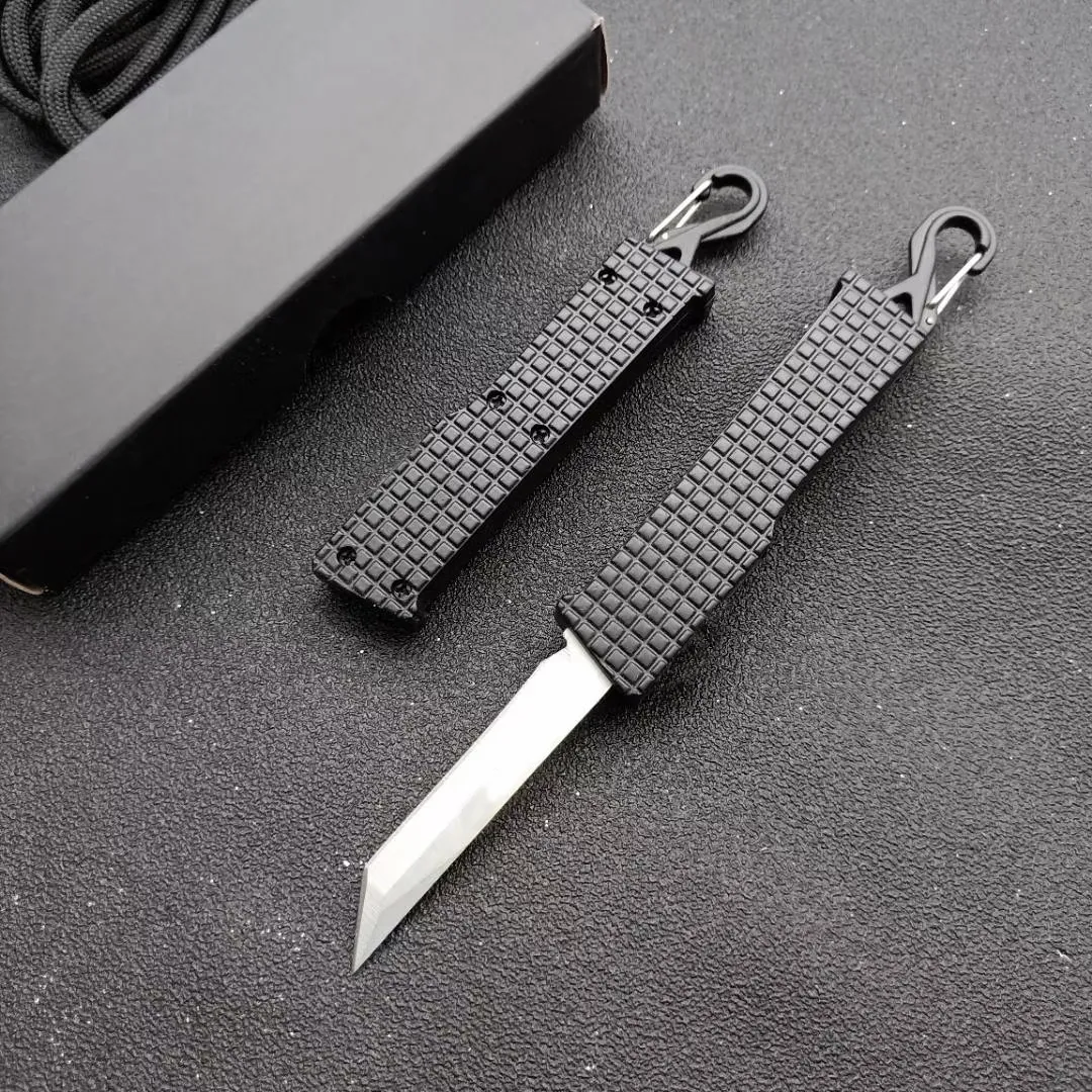 Porte-clés Mini OTF couteau automatique EDC couteaux de poche poignée en alliage d'aluminium BM 3400 4600