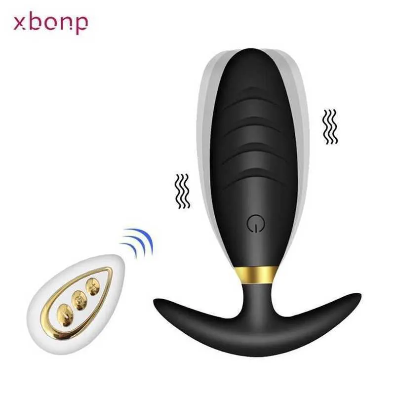 Trådlös fjärrkontroll Anal Vibrator Butt Plug Prostate Massager Wearable Vibration Egg Dildo Sex Toys for Women Men Adult 231010