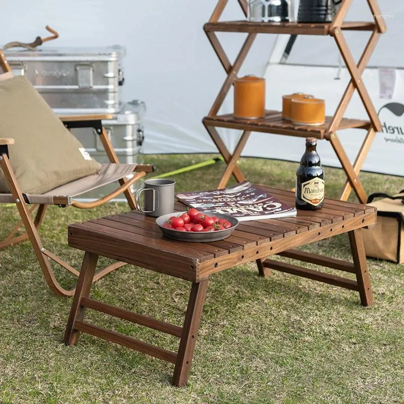 Naturehike Portable Wooden Folding Table With Outdoor Cushion Storage Bag Ideal For Camping Travel Park Garden BBQ And Picnic From Zhangjiee 201.59 DHgate.Com