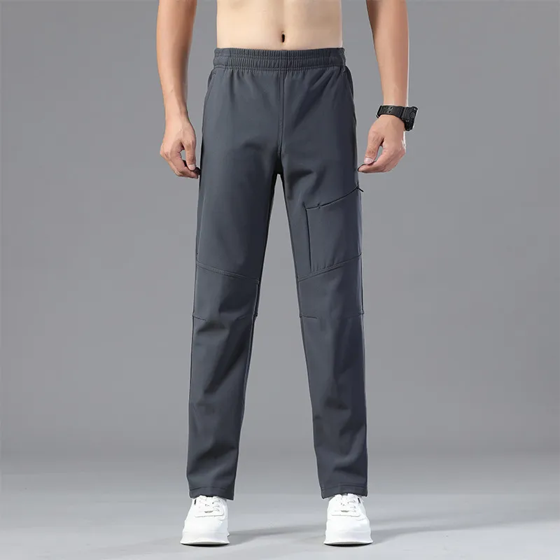 LM Mens Fleece Jogger Long Pants With Pockets Casual Elastic Waist Gym Grey Pants Outfit For Fitness And Yoga Available In 3XL Sizes LL29378 From Victor wong 23.07 DHgate.Com