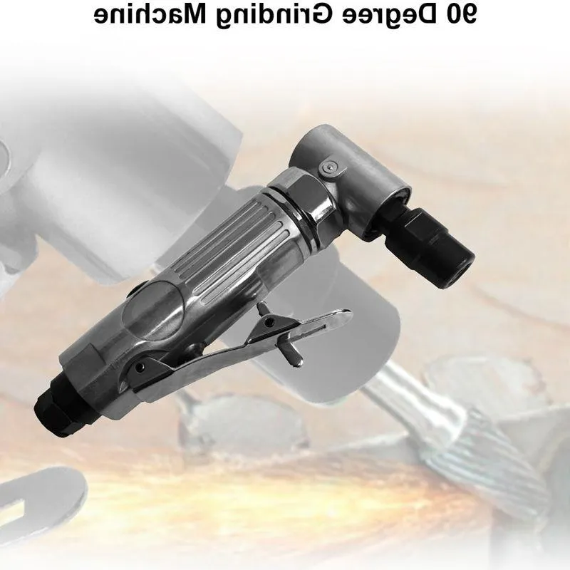 Wholesale 90 Degree Pneumatic Die Grinder All Set With Spanner 1/4 Inch Air  Angle, From New268, $91.58