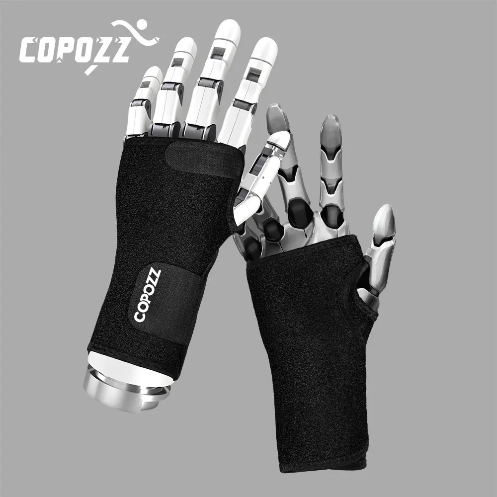 Wrist Support COPOZZ Ski Wristbands Unisex protection Sweat Bands Yoga Running Fitness sports Bracer Safety Accessories 231114