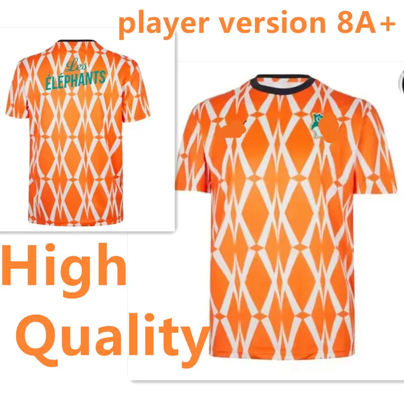 22 23 Nouvelle Côte d'Ivoire Football Exclusivité Maillots de football classiques de haute qualitéJersey Pepe Zaha Kwame Home Away Player Version Short Men Futball Shirt 23 24