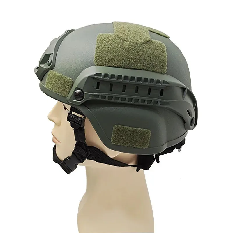 Casco militar táctico de camuflaje para exteriores, equipo de protección de  Airsoft MH, Painball CS SWAT