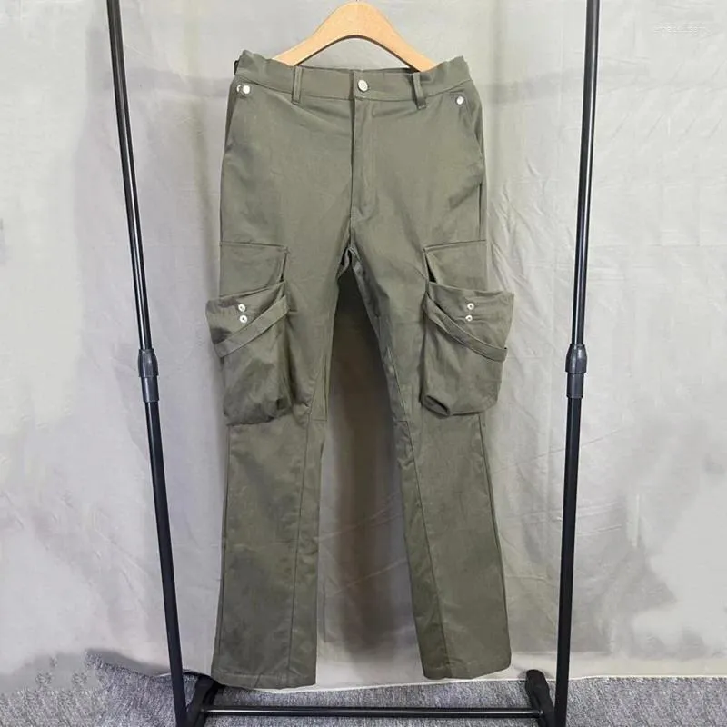 Pantalons pour hommes Bonne qualité Vujade Kenijima Mode Jeans Hommes Salopette Métal Crayon Femmes Pantalon Vintage