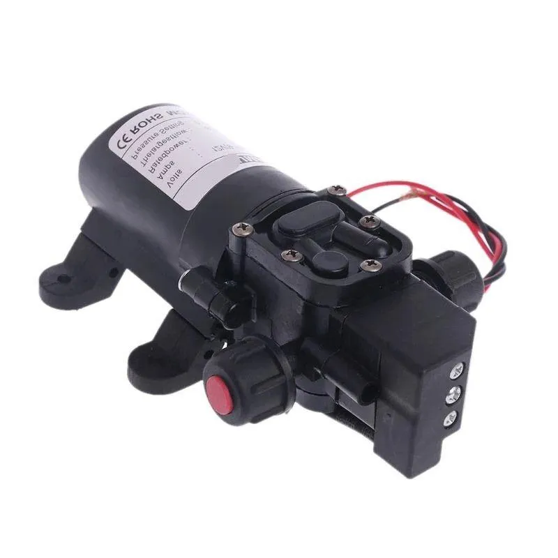 Pompe auto-amorçante à membrane haute pression, 12V DC, 130psi, 6l/min, 70W, Protection thermique, livraison directe, Tcwmv