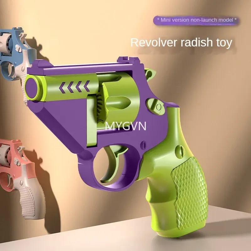 Mini Water Squirt Revolver Toy Gun Non Firing Educational Model