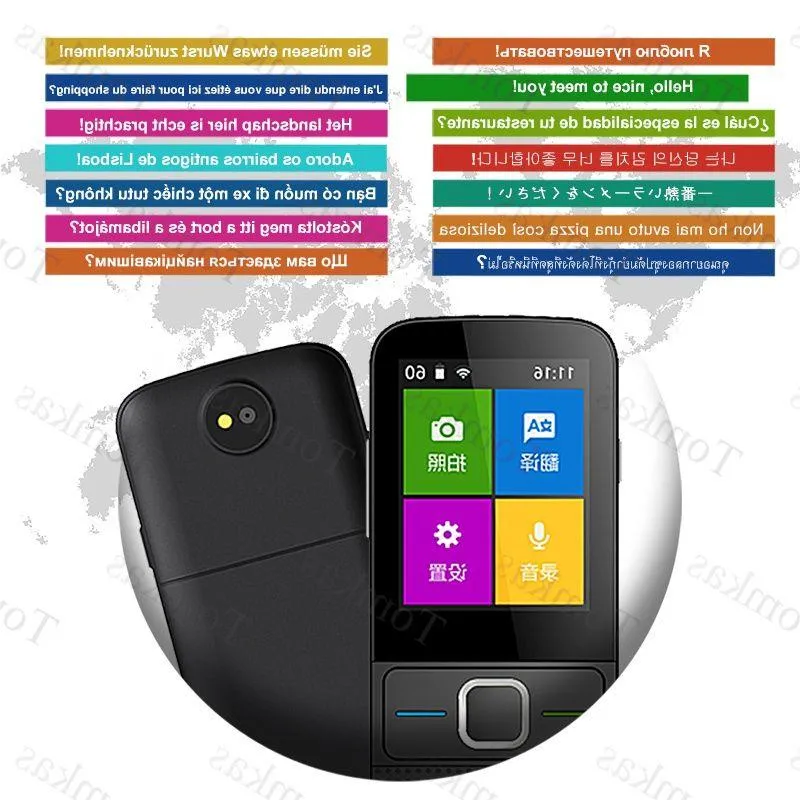 Freeshipping 137 Language Translators Smart Translator Offline Touch Screen In Real Time Portable Photo Translation Voice Translator Tpdja