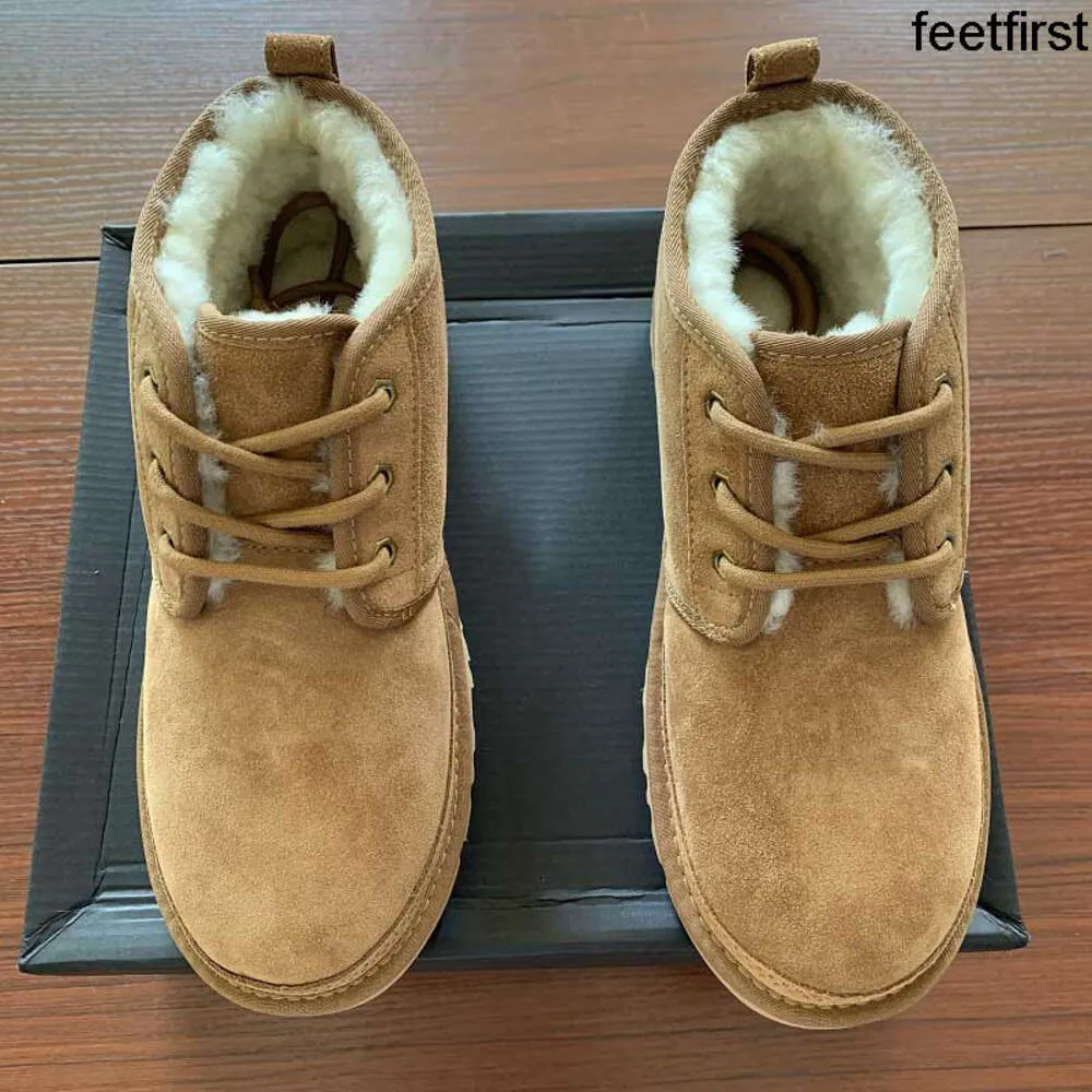 Het Sale-2023 Mens Winter Wool Shoe Women Platform Snow Boots Men's Classic Femmes Designer Straps Warm Martin