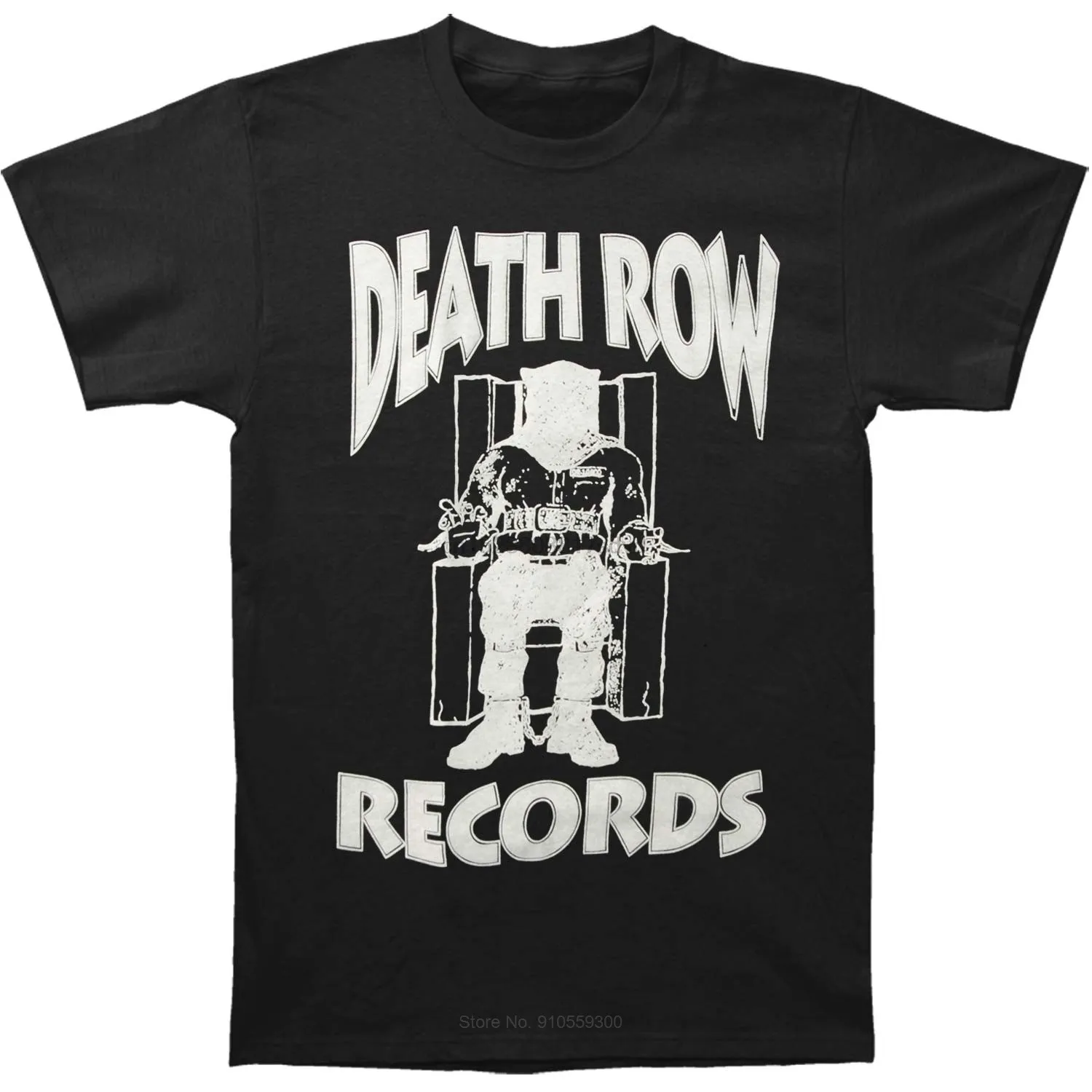 Mens TShirts Divertente T Shirt Uomo Novità Maglietta Death Row Records Maglietta bianca maglietta di cotone uomo estate moda euro taglia 230414