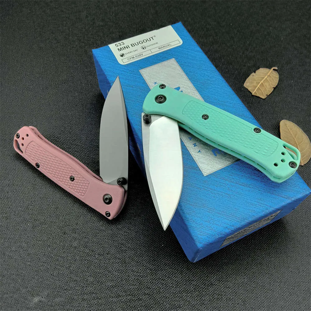 533 Bugout Edc Jackknife Nouveau couteau pliant Couteau de survie