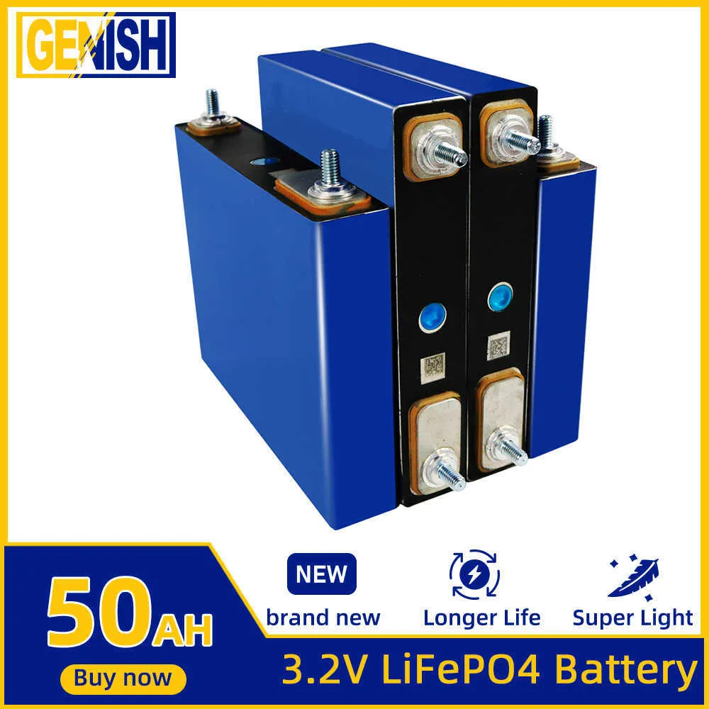 Lifepo4-Batera Yeniden Yapılabilir De Fosfato de Hierro y Litio 3 2 V 50AH 4/8/16/32 Piezas Clula de Ciclo Profundo Para Carros de Golf Marinos Ev