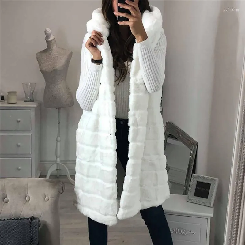 Dames bont lugentolo faux vest dames winter mode mouwloze jas losse warme casual pluche vesten