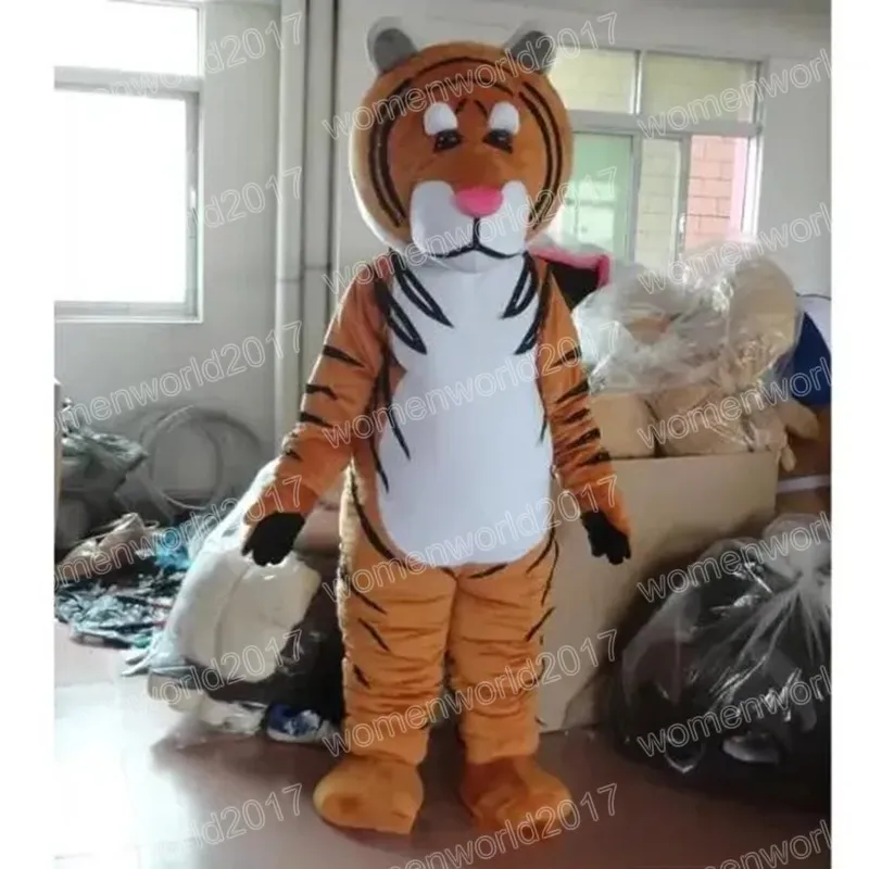 Costume de mascotte de tigre réaliste d'Halloween, tenue de personnage de dessin animé, taille adulte, tenue d'anniversaire, de carnaval, de Noël, robe fantaisie pour hommes et femmes