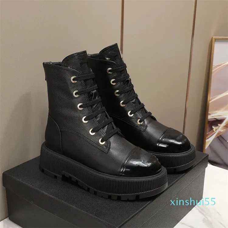 Designer Zipper Boots Autumn/Winter New Checker Boots High Quality Women's Classic Style Shoes Martens Checker Leather Chelsea Boots Black White Leath