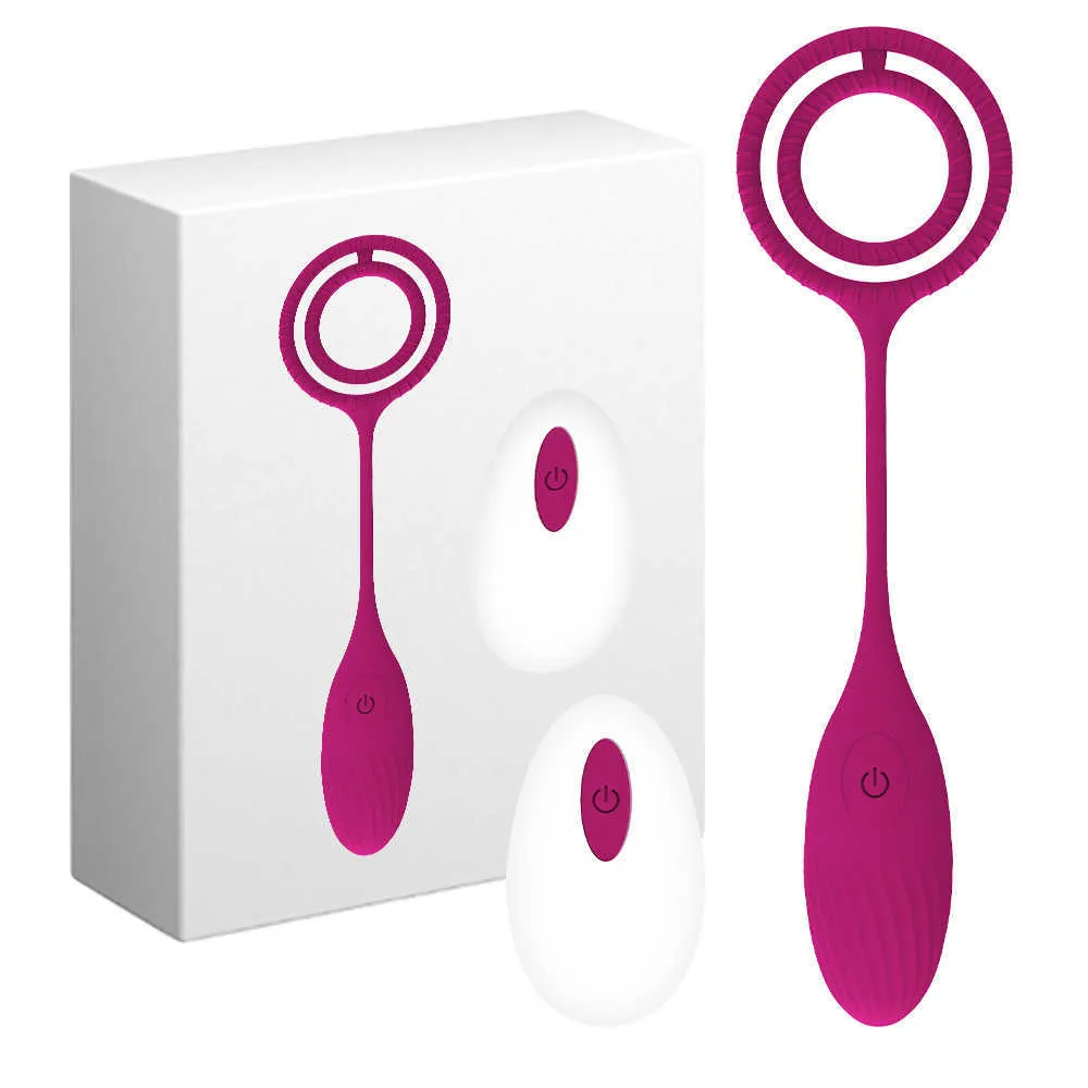 we vibe vibrating plug Wisdom Vibrating Egg with Penis Ring Soft Silicone Wireless Remote Vibrator  for Female Vaginal Exercise from Dhgate Eggs/Bullets