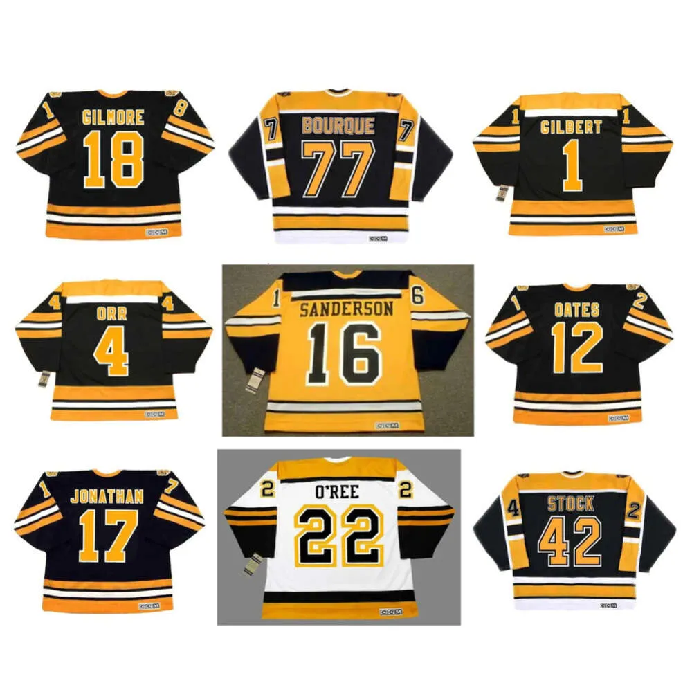 Sl Bobby Orr Cam Neely CCM Shotback Bruins Hockey Jersey Custom Boston Phil Esposito Willie O'Ree Joe Thornton Gerry Cheevers Gilles Gilbert