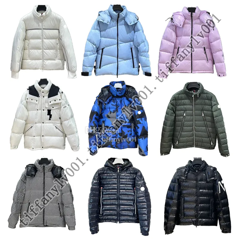 Monclairer Camouflage Mens Puffer Jacket Down Jackets Designer Haftowana odznaka Osterewear Płaszcze Wyściełane zimowe parki