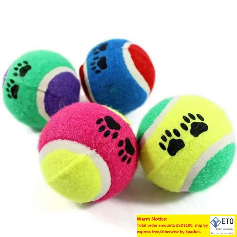 New Pet Toy Ball Hund Tennisbälle Lauf Apportieren Wurf Spiel Spielzeug Kauen Katze Heimtierbedarf Großhandel für Hunde Durchmesser