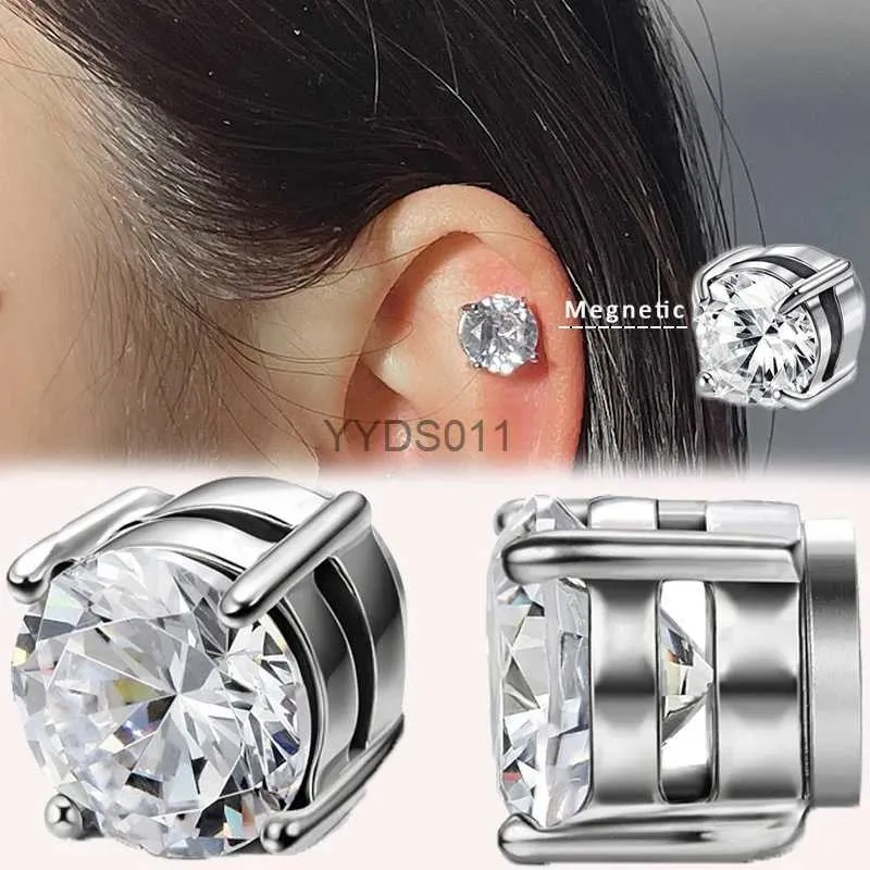 8mm Men Studs Earrings Magnetic Earrings For Guys: 1/6/Punk Mens