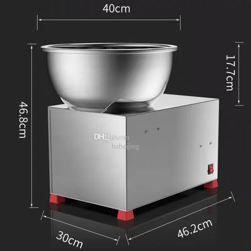 1500W Electric Dough Mixer - 8kg Large Capacity Pizza Dough Maker With Stainless Steel Bowl & Timer