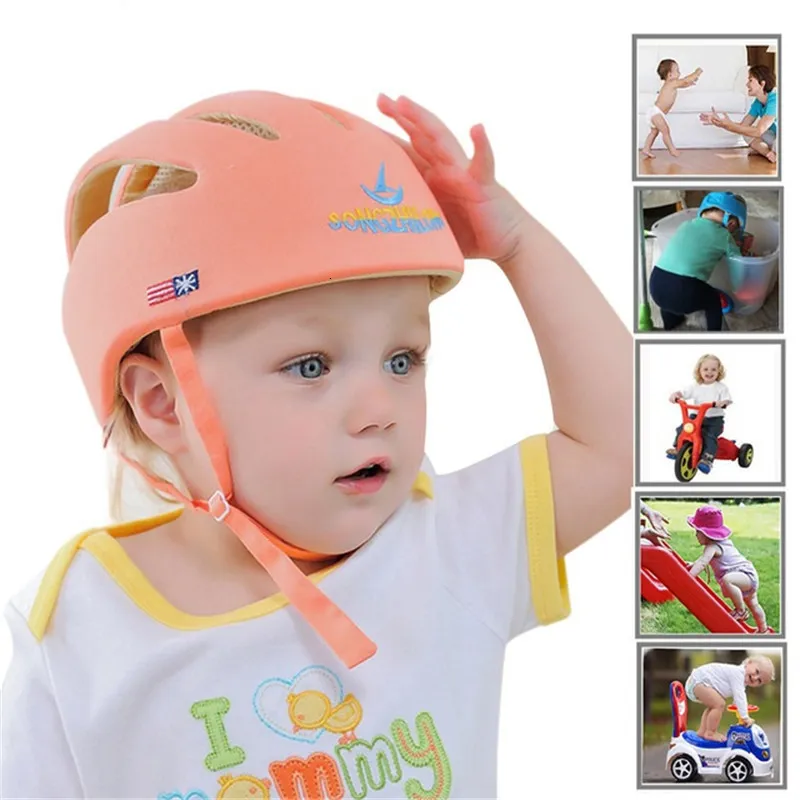 キャップ帽子調整可能なベビーヘルメットクローリングウォーキング1 2年アンチフォールベビーヘルメットの安全性