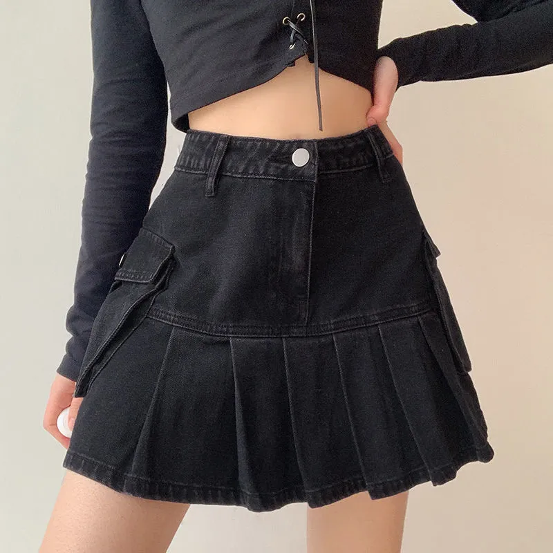 Saia de prega best sale coreana