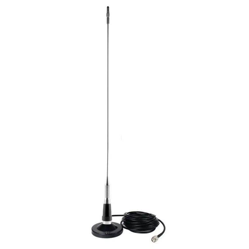 Universal Black Magnetic Base AM/FM Car Antenna - 61" Cable For Radio Signal Boost