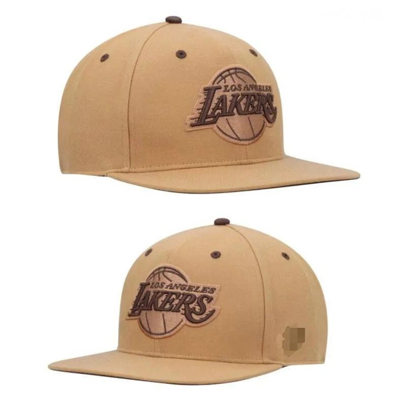 Los Angeles''lakers''ball Caps 2023-24 Unisexe Mode Coton Baseball Snapback Hommes Femmes Chapeau de Soleil Broderie Printemps Été Casquette En Gros A26