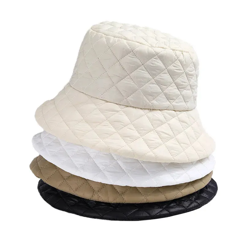 Chapeaux à large bord seau automne hiver ultra léger coton pour femmes Panama casquette de pêche mode vintage luxe pêcheur chapeau hommes 231113