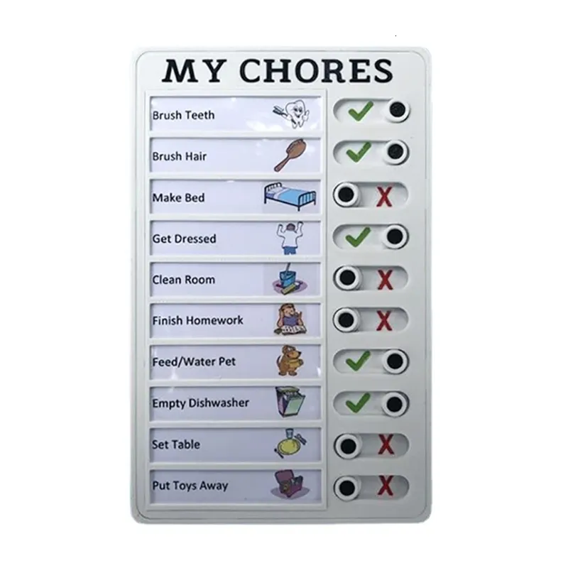 Reusable To Do Checklist Notepad: Daily Planner Chore Chart for Kids ...