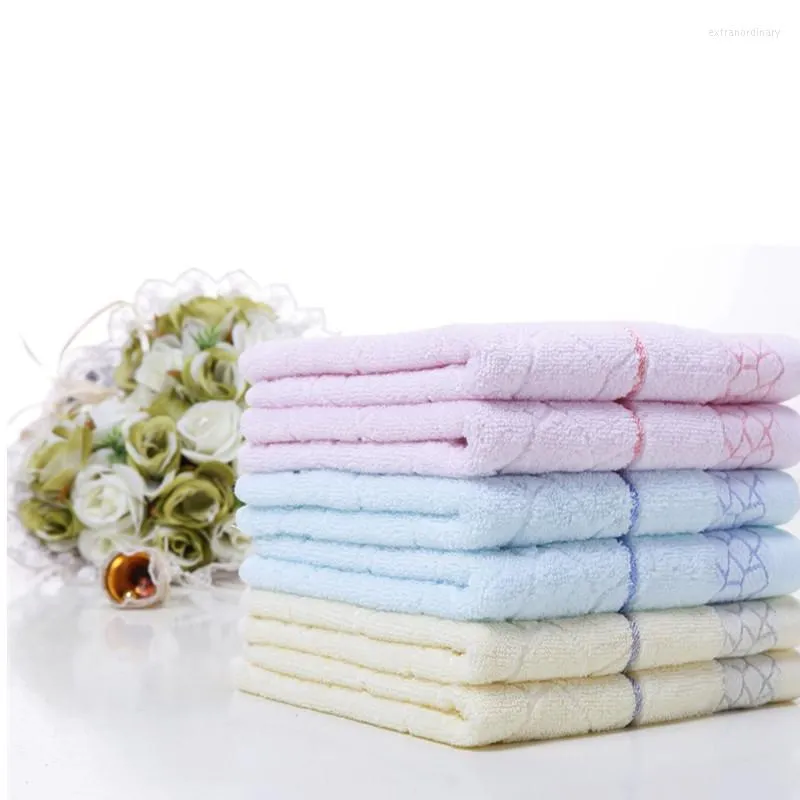 Towel 1pc Cotton Embroidered Beach Bath For Adults High Quality Soft Face 34x75cm