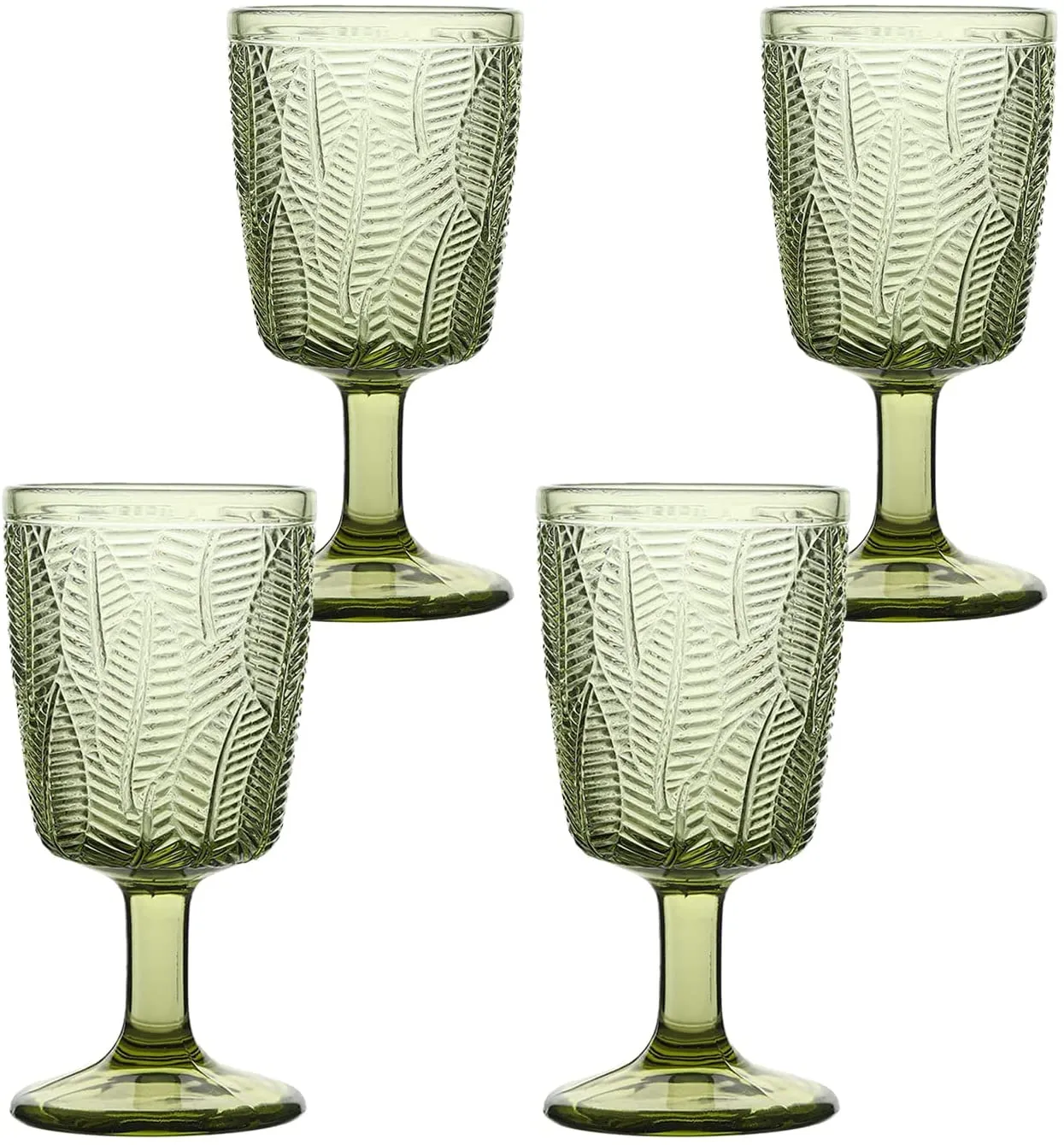 SZHOME gaufré feuille Texture verre à vin gobelet rétro jus tasse à boire spiritueux fête de mariage verres à boissons