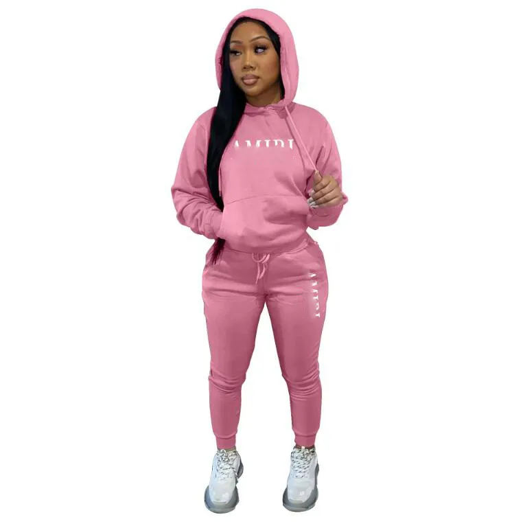 Black Tracksuit Set For Men And Women Running Hoodie And Pants