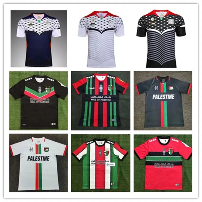 23 24 Palestina Futebol Jerseys 2023 Qualidade Tailandesa Survetement Palestinos Palestino Rosende Camisa de Futebol XXXXL