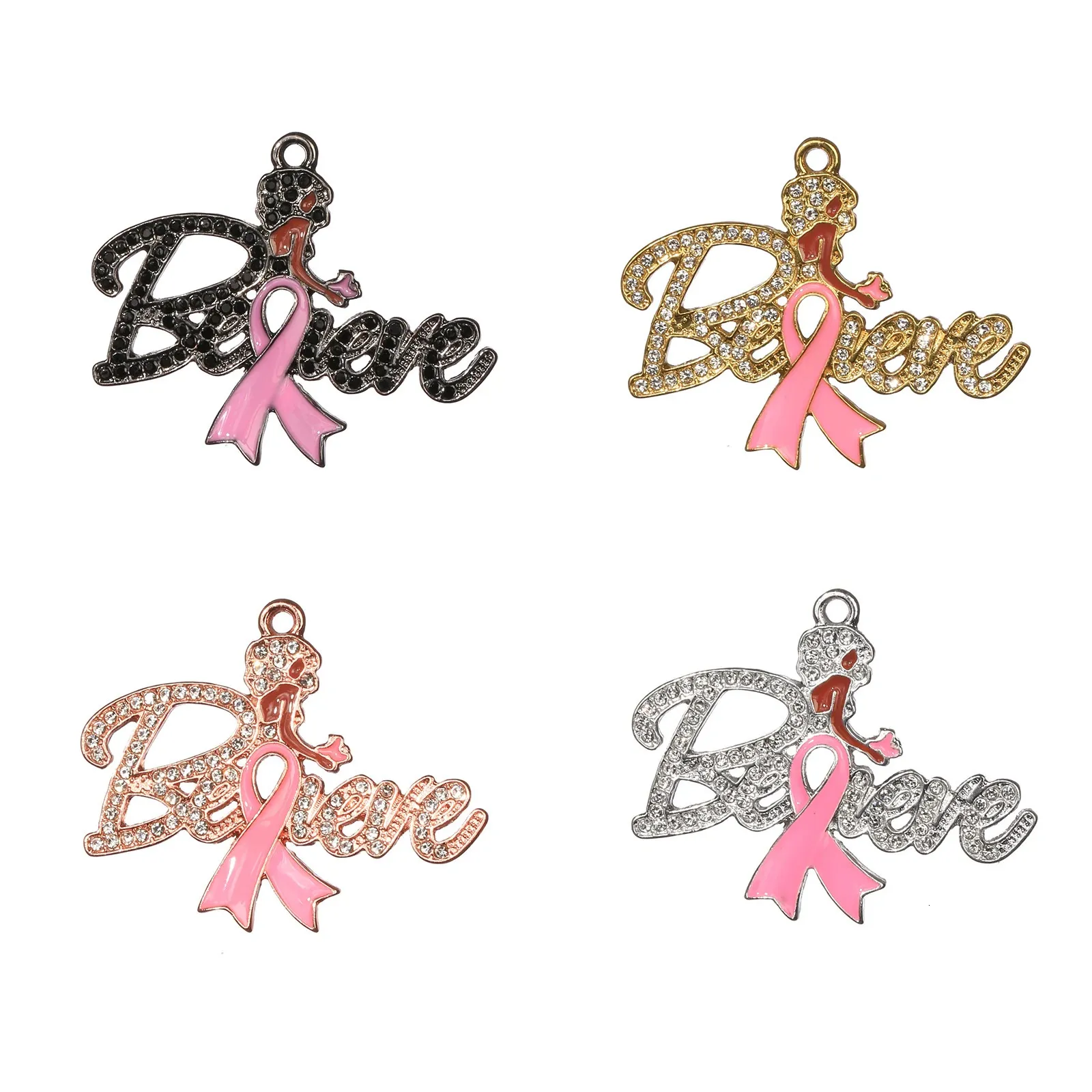 Charms 10 Stück Believe Buchstaben Charms für Armband Armreif Schmuckherstellung DIY Zubehör Großhandel LTC0285-LTC0288 231113