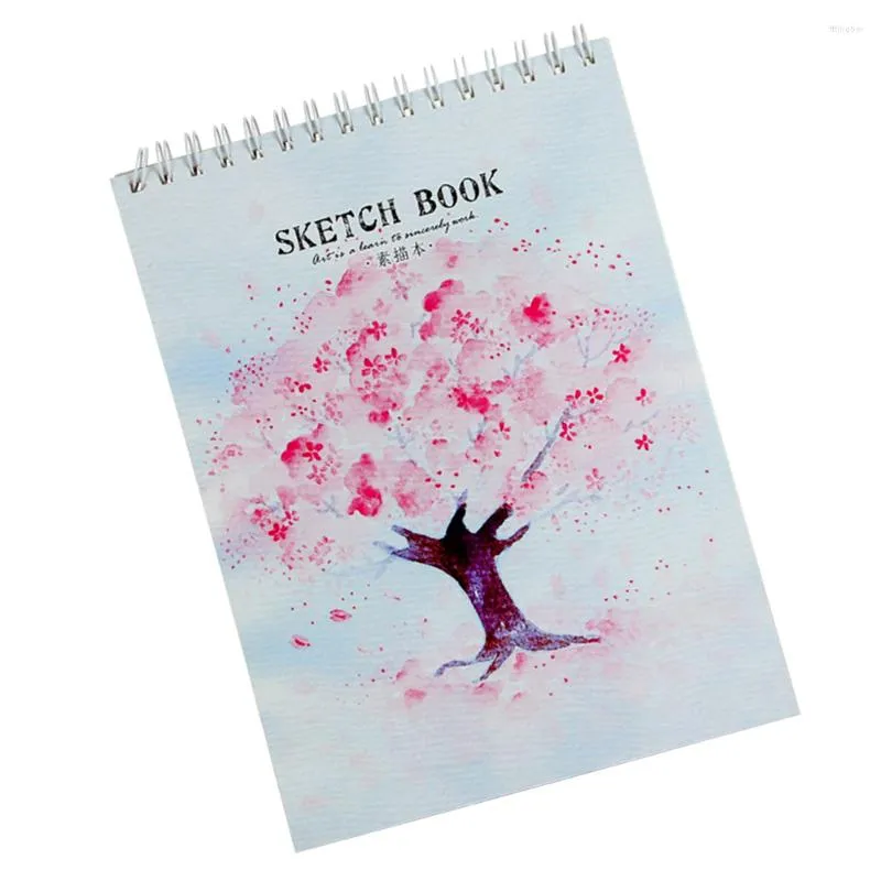 Wholesale Floral Media Drawing A4 Mixed Notebook For Students And