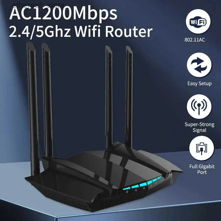 Enrutadores PIXLINK AC22 AC1200 Enrutador Gigabit De Doble Banda 2.4G 5