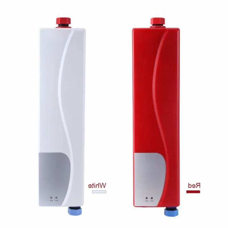 Scaldabagno Istantaneo Elettrico 3000W - Senza Serbatoio, Per Cucina/Bagno, Bianco, 220V