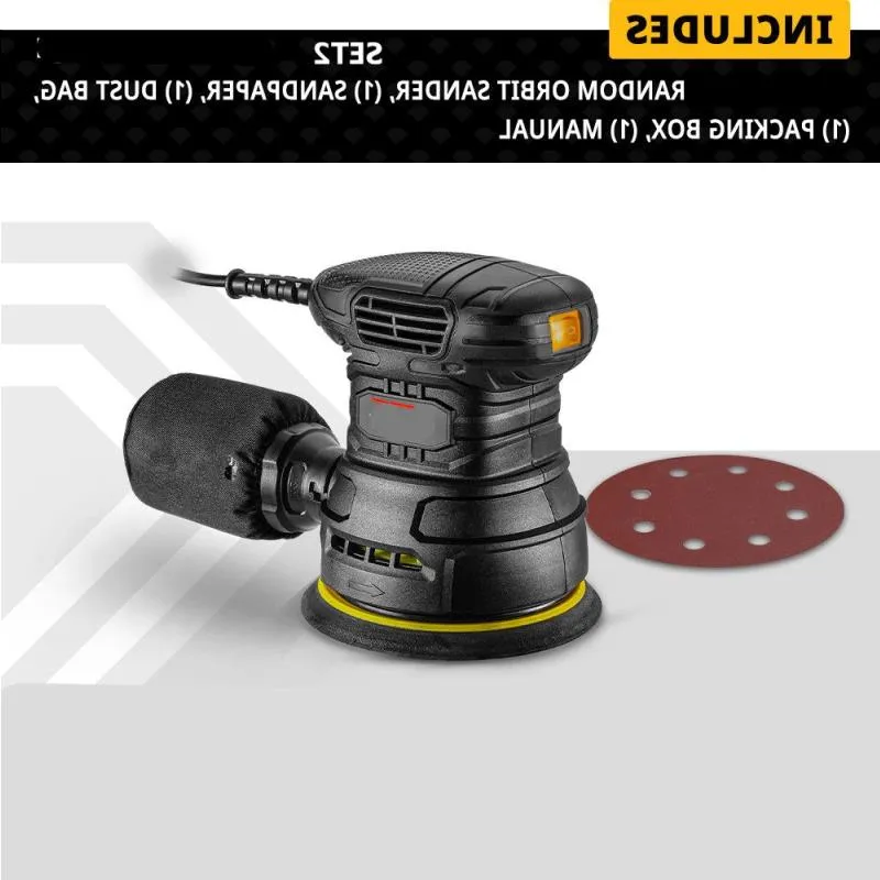 DHgate.com:8-Hole 125mm Random Orbit Sander Polisher with Variable ...