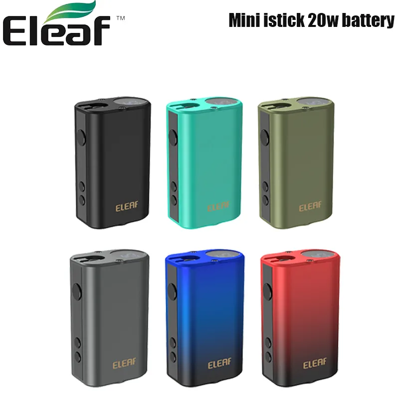 ELEAF MINI ISTICK 20 W Pudełko Mod Vape z regulacją akumulatora 1050 mAh napięcie napięcie elektroniczne papieros 510 Waporyzator Oryginał