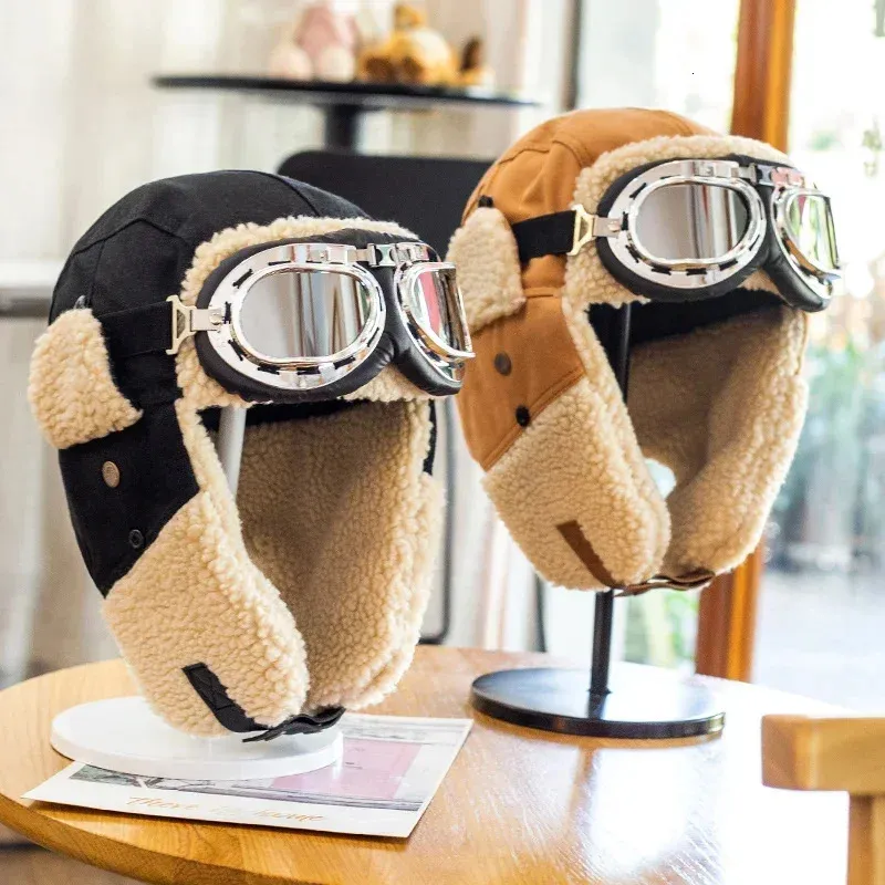 HUAMULAN Women Men Winter Trapper Hats Ear Flaps Ushanka Aviator
