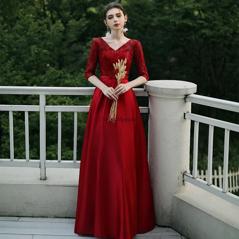 European & American Temperament Flared Sleeve Design Satin Dress High Waist  Line Skirt at Rs 2999 | Women Dresses | ID: 2850224169148