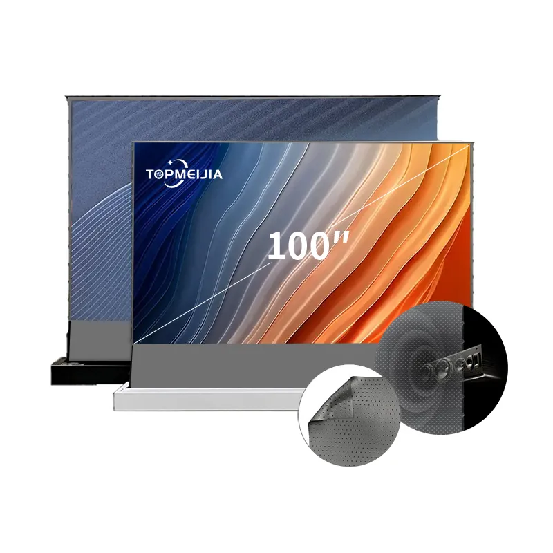100 Inch Floor Rising Projection Screen Long Throw... From Hrlbeauty02 ...